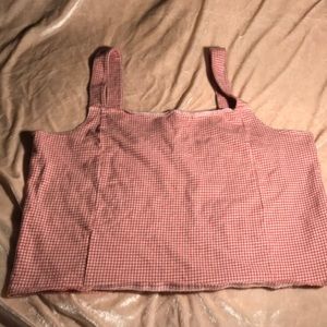 Picnic pattern crop top